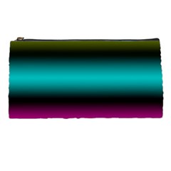 Dark Green Mint Blue Lilac Soft Gradient Pencil Cases by designworld65