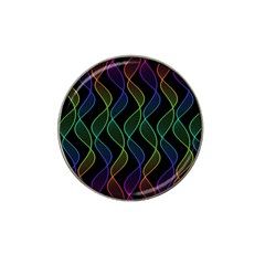 Rainbow Helix Black Hat Clip Ball Marker (4 Pack) by designworld65