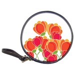 Orange flowers  Classic 20-CD Wallets Front