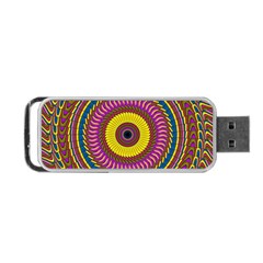 Ornament Mandala Portable Usb Flash (two Sides) by designworld65