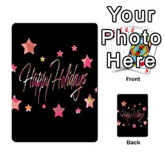 Happy Holidays 3 Multi-purpose Cards (rectangle)  by Valentinaart