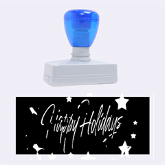 Happy Holidays 6 Rubber Stamps (large) by Valentinaart