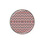 Geometric Waves Hat Clip Ball Marker (10 pack) Front