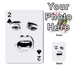 Scared Woman Expression Playing Cards 54 Designs  by dflcprints