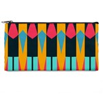 Shapes and stripes                                                                                                             	Pencil Case Front