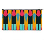 Shapes and stripes                                                                                                             	Pencil Case Back