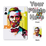 Abraham Lincoln Playing Cards 54 Designs  Front - Spade2