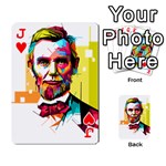 Abraham Lincoln Playing Cards 54 Designs  Front - HeartJ