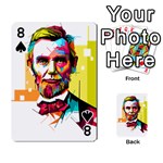 Abraham Lincoln Playing Cards 54 Designs  Front - Spade8