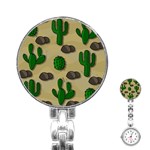 Cactuses Stainless Steel Nurses Watch Front