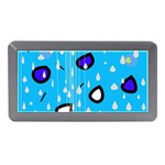 Rainy day - blue Memory Card Reader (Mini) Front