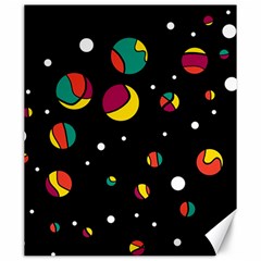 Colorful Dots Canvas 20  X 24  