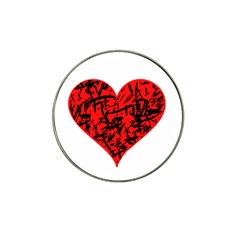 Valentine Hart Hat Clip Ball Marker (4 Pack) by Valentinaart