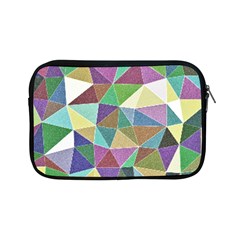 Colorful Triangles, Pencil Drawing Art Apple Ipad Mini Zipper Cases by picsaspassion