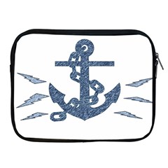 Anchor Pencil Drawing Art Apple Ipad 2/3/4 Zipper Cases by picsaspassion