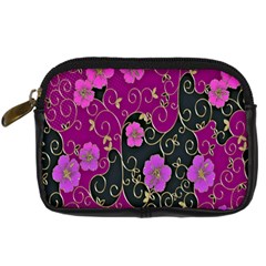 Floral Pattern Background Digital Camera Cases