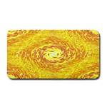 Yellow Seamless Psychedelic Pattern Medium Bar Mats 16 x8.5  Bar Mat