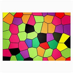 Stained Glass Abstract Background Large Glasses Cloth by Nexatart