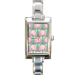 Seamless Pattern Seamless Design Rectangle Italian Charm Watch by Nexatart