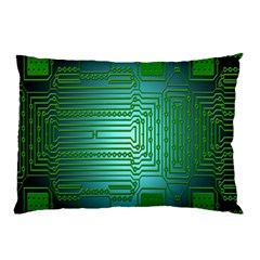 Board Conductors Circuits Pillow Case (two Sides) by Nexatart