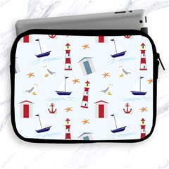 Seaside Beach Summer Wallpaper Apple Ipad 2/3/4 Zipper Cases by Nexatart