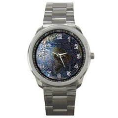 World Mosaic Sport Metal Watch by Nexatart