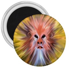 Monster Ghost Horror Face 3  Magnets by Nexatart