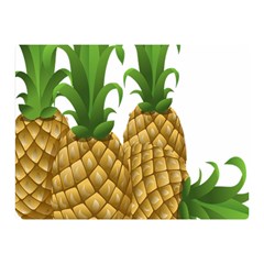 Pineapples Tropical Fruits Foods Double Sided Flano Blanket (mini)  by Nexatart