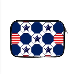 Patriotic Symbolic Red White Blue Apple Macbook Pro 15  Zipper Case by Nexatart