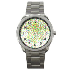 Confetti Celebration Party Colorful Sport Metal Watch by Nexatart