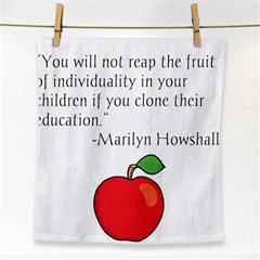 Fruit Of Education Face Towel by athenastemple