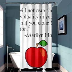 Fruit Of Education Shower Curtain 36  X 72  (stall)  by athenastemple