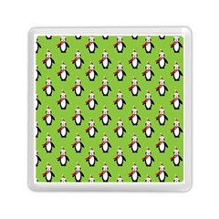 Christmas Penguin Penguins Cute Memory Card Reader (square)  by Nexatart