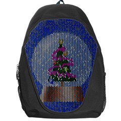 Christmas Snow Backpack Bag by Nexatart