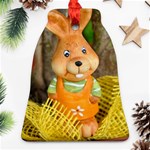 Easter Hare Easter Bunny Ornament (Bell) Front