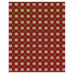 Christmas Paper Wrapping Pattern Drawstring Bag (small) by Nexatart