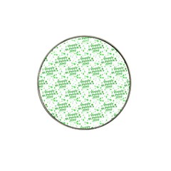 Saint Patrick Motif Pattern Hat Clip Ball Marker (4 Pack) by dflcprints