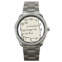 Mathx Sport Metal Watch by athenastemple