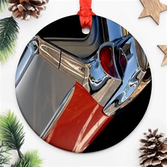 Classic Car Design Vintage Restored Ornament (round) by Nexatart