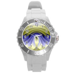 Fractal Eye Fantasy Digital Round Plastic Sport Watch (l) by Nexatart