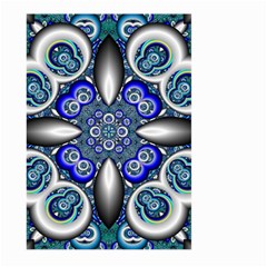 Fractal Cathedral Pattern Mosaic Large Garden Flag (two Sides) by Nexatart