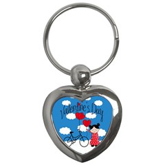 Girls Daydream Key Chains (heart)  by Valentinaart