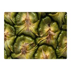 Pineapple Fruit Close Up Macro Double Sided Flano Blanket (mini)  by Nexatart