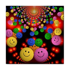 Smiley Laugh Funny Cheerful Face Towel by Nexatart