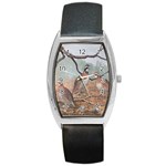 Bob White Quail Barrel Style Metal Watch Front