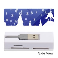 Vector Christmas Design Memory Card Reader (stick)  by Nexatart