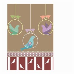 Isolated Wallpaper Bird Sweet Fowl Small Garden Flag (two Sides) by Amaryn4rt