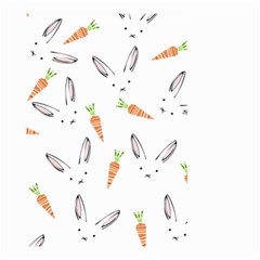 Rabbit Carrot Pattern Weft Step Small Garden Flag (two Sides) by Amaryn4rt