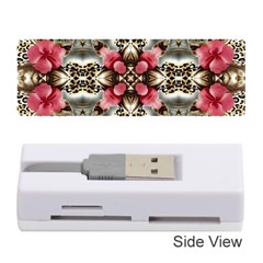 Flowers Fabric Memory Card Reader (stick)  by Amaryn4rt