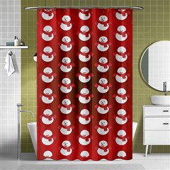 Card Cartoon Christmas Cold Shower Curtain 48  X 72  (small)  by Amaryn4rt